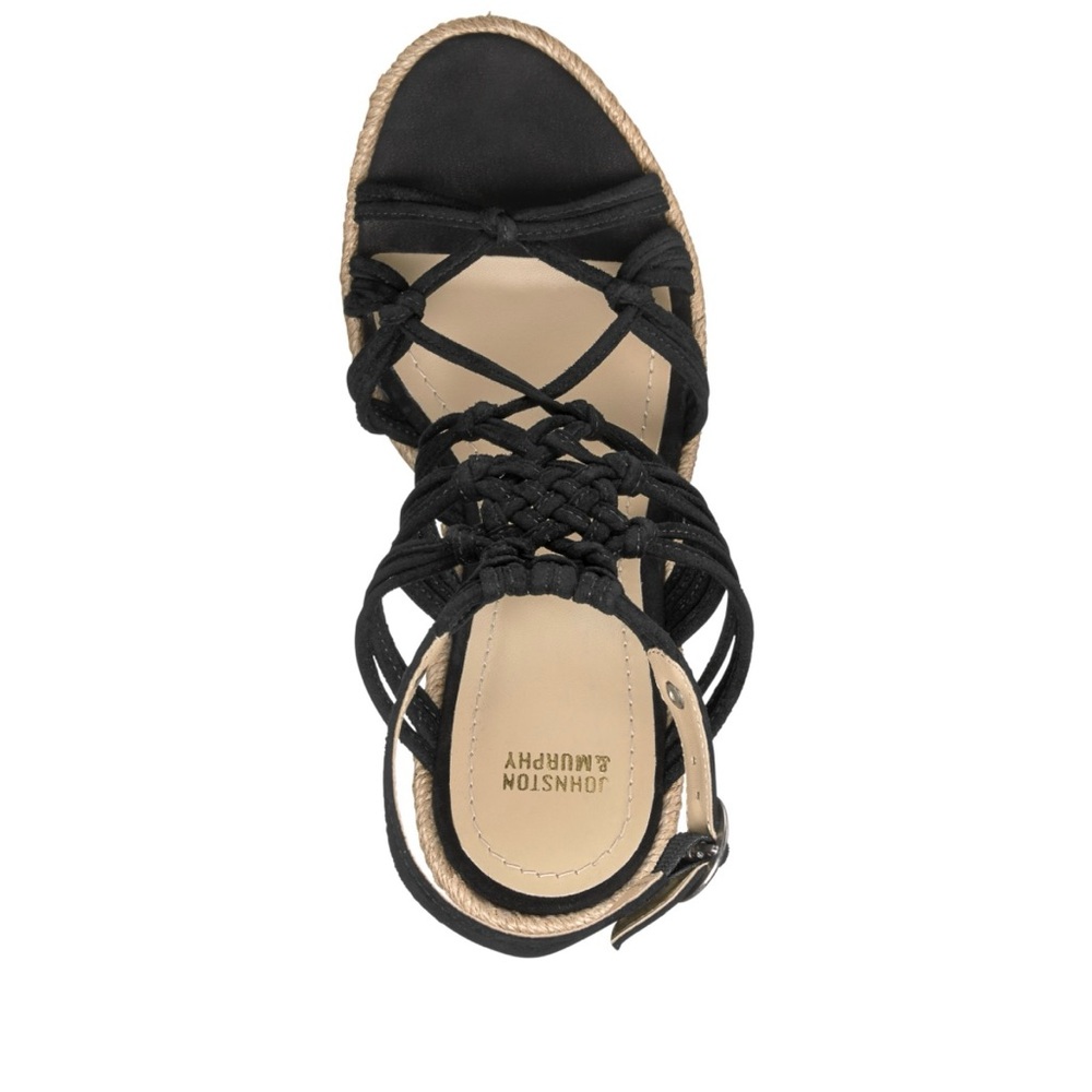 Johnston & Murphy Mindy Braided Ankle-Strap Wedge - Picture 3 of 5